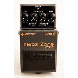 Used BOSS Used BOSS MT2 Metal Zone Distortion Effect Pedal