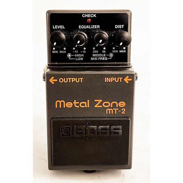 Used BOSS Used BOSS MT2 Metal Zone Distortion Effect Pedal