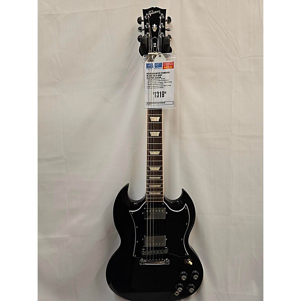 Used Gibson Used Gibson SG Standard Black Solid Body Electric Guitar