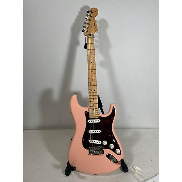 Used Fender Used 2021 Fender Standard Stratocaster Pink Solid Body Electric Guitar