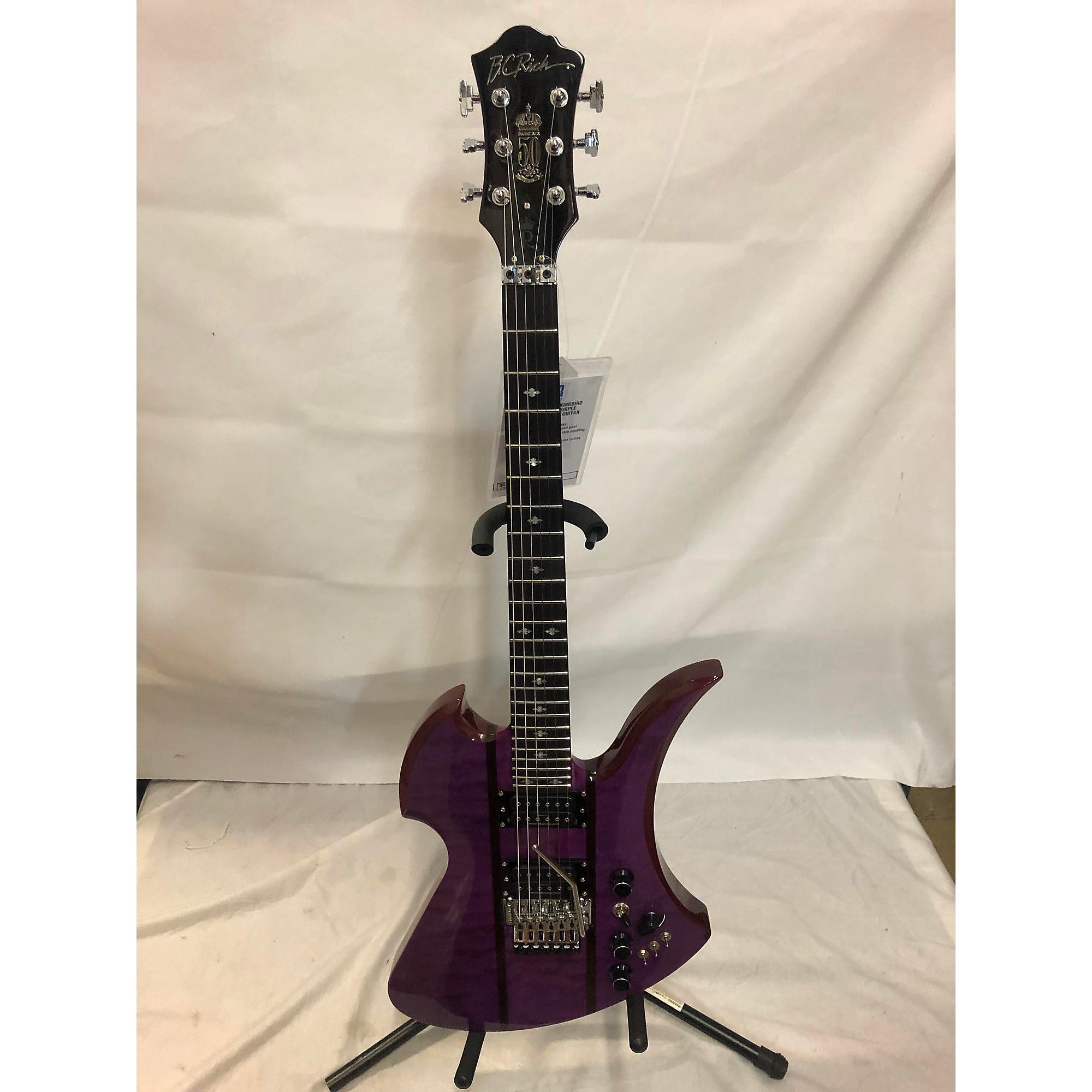 Used B.C. Rich Used B.C. Rich Mockingbird 50th Anniversary Purple Solid  Body Electric Guitar Purple | Guitar Center