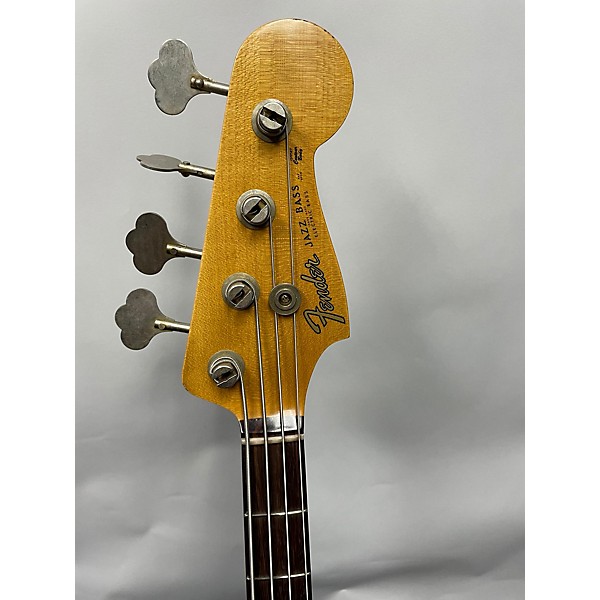 Used Fender Used 2023 Fender Limited Edition Custom Shop Relic Jazz Bass 1960 Aged Ocean Turquoise Electric Bass Guitar