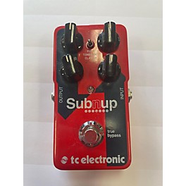 Used TC Electronic Sub N Up Octaver Effect Pedal