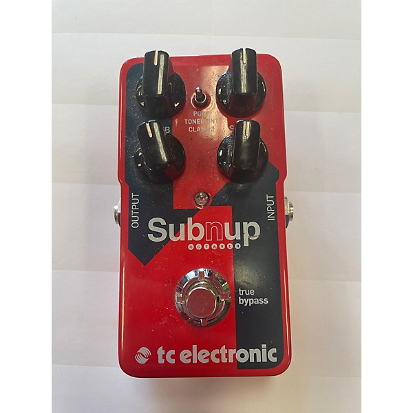 Used TC Electronic Sub N Up Octaver Effect Pedal