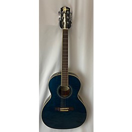 Used Fender Used Fender GDO300TBL Trans Blue Acoustic Guitar