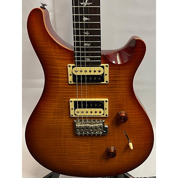 Used PRS Used PRS SE Custom 24 Antique Amber Solid Body Electric Guitar