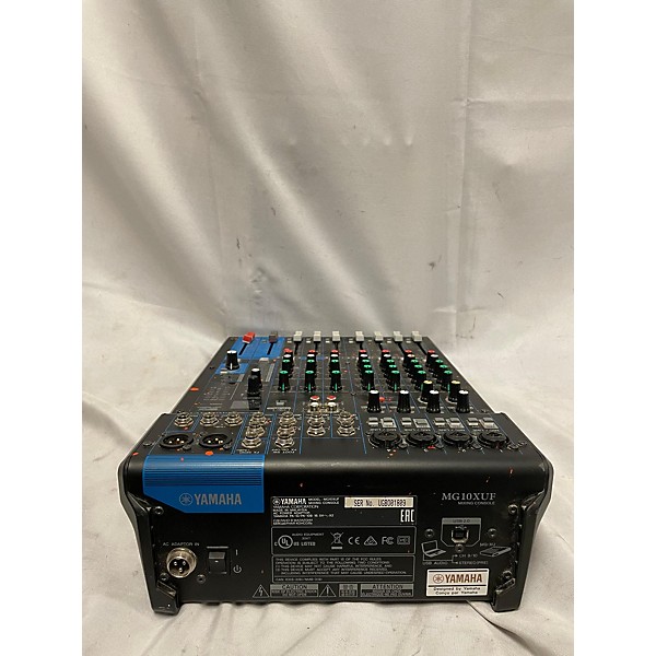 Used Yamaha MG10XU 10 Channel Mixer With Effects Unpowered Mixer