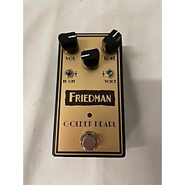 Used Friedman Used Friedman Golden Pearl Overdrive Effect Pedal