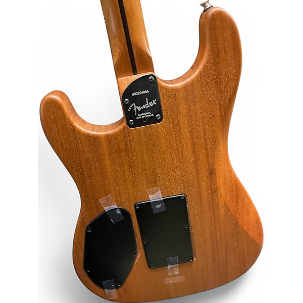 Used Fender Acoustasonic Player Stratocaster Black Acoustic Electric Guitar