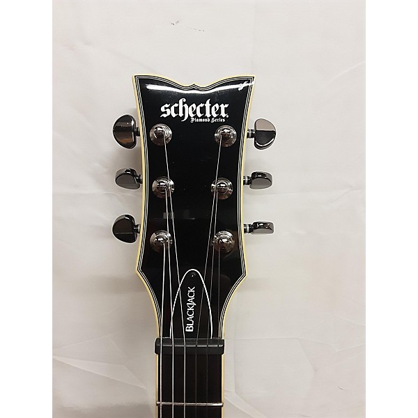 Used Schecter Guitar Research Used Schecter Guitar Research Blackjack Solo II Black Solid Body Electric Guitar