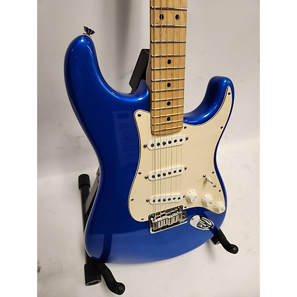 Used Fender Used Fender 50th Anniversary American Stratocaster Chrome Blue Solid Body Electric Guitar