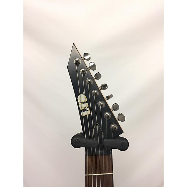 Used ESP LTD MH17 7 String Solid Body Electric Guitar Black
