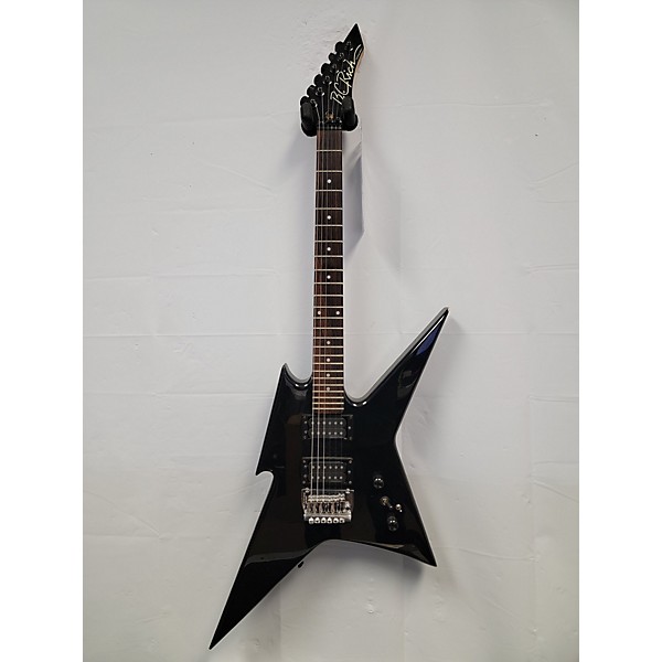 Used B.C. Rich Used B.C. Rich Ironbird Black Solid Body Electric Guitar