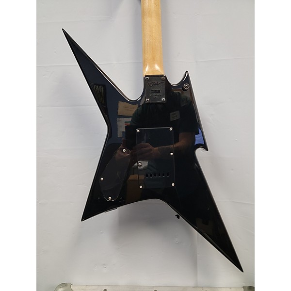 Used B.C. Rich Used B.C. Rich Ironbird Black Solid Body Electric Guitar