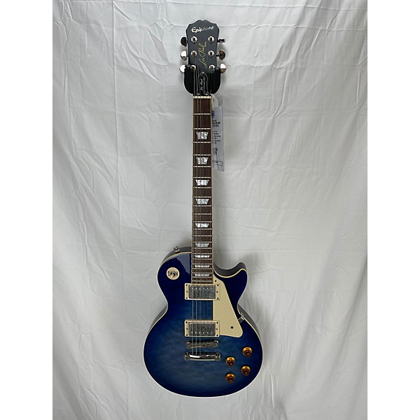 Used Epiphone Used Epiphone Les Paul Standard Pro Blueberry Burst Solid Body Electric Guitar