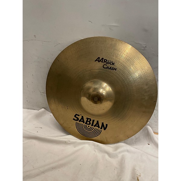 Used SABIAN 18in AA Rock Crash Brilliant Cymbal