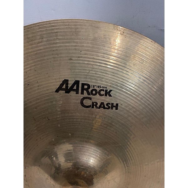 Used SABIAN 18in AA Rock Crash Brilliant Cymbal