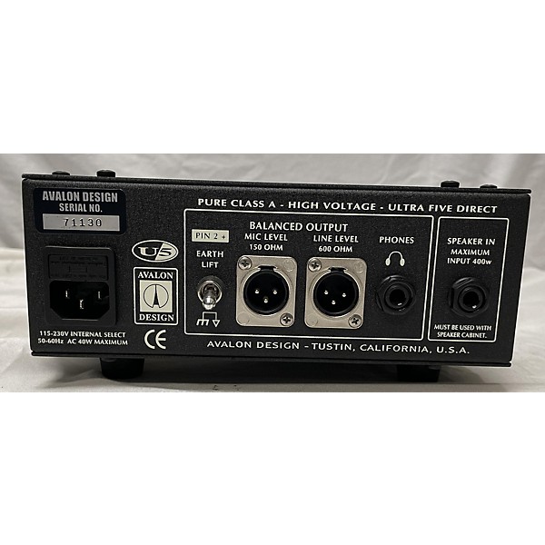 Used Avalon U5 Pure Class A Mono Direct Box