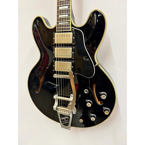 Used Gibson 2018 ES355 Black Beauty Bigsby Hollow Body Electric Guitar