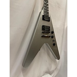 Used Gibson Used 2022 Gibson Dave Mustaine Flying V EXP Metallic Silver Solid Body Electric Guitar