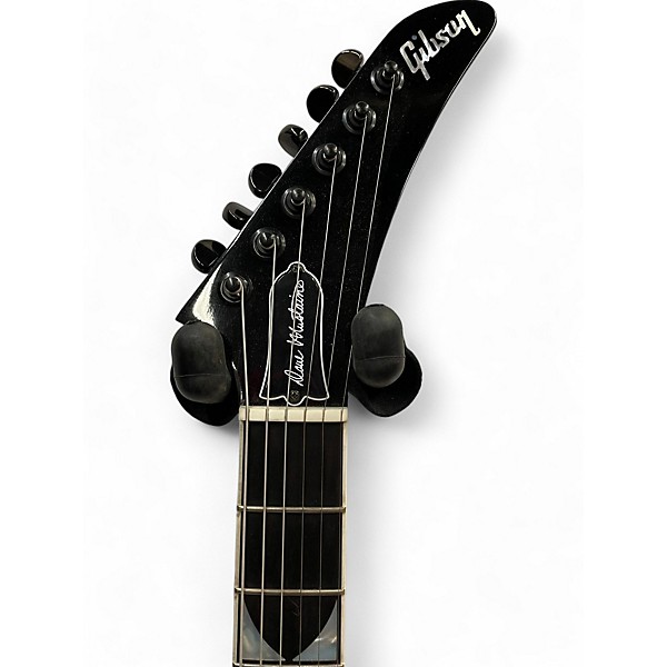 Used 2022 Gibson Dave Mustaine Flying V EXP Metallic Silver Solid Body Electric Guitar