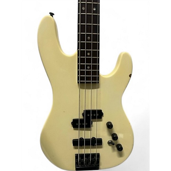 Used Charvel B3 WHITE SPARKLE Electric Bass Guitar
