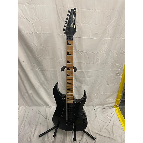 Used Ibanez Used Ibanez RG350MDX Black Solid Body Electric Guitar