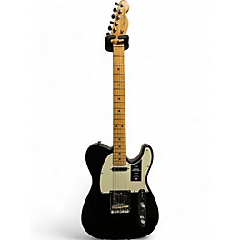 Used Fender American Professional II Telecaster Black Solid Body Electric Guitar