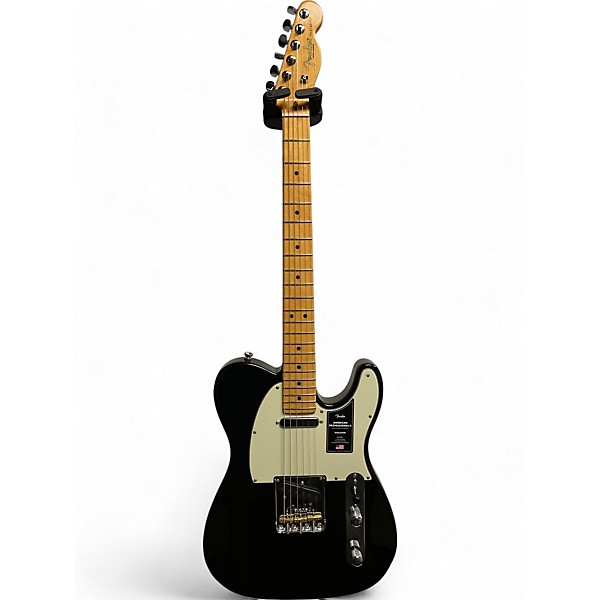 Used Fender American Professional II Telecaster Black Solid Body Electric Guitar