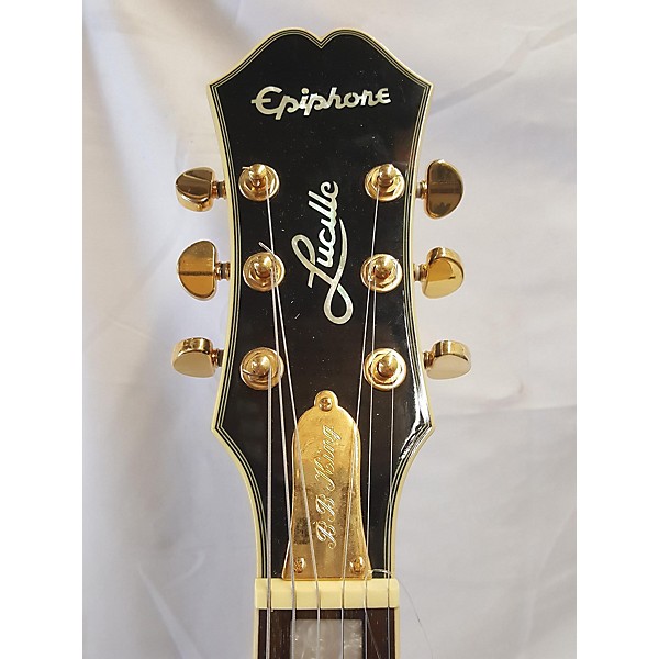 Used Epiphone Used Epiphone BB King Lucille Black Hollow Body Electric Guitar