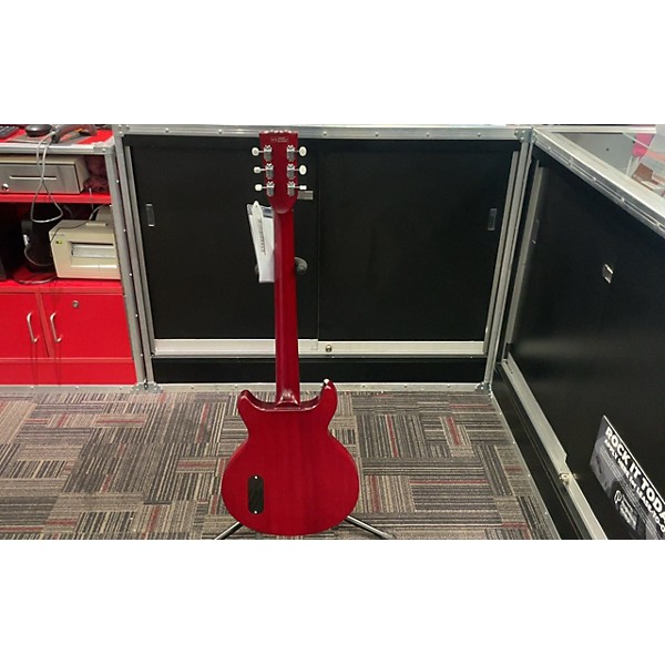 Used Harley Benton Used HARLEY BENTON DC Junior Deluxe Satin Red Solid Body Electric Guitar