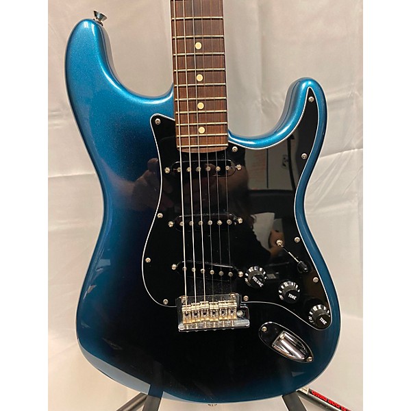 Used Fender Used 2021 Fender American Professional II Stratocaster DARK NIGHT Solid Body Electric Guitar