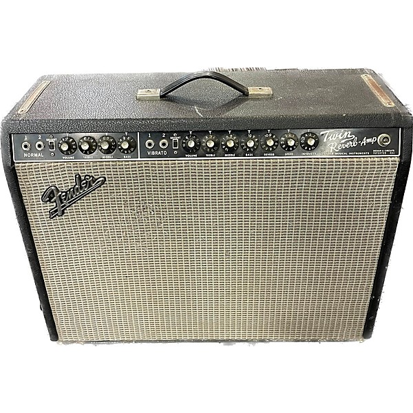 Vintage Fender Vintage 1966 Fender Twin Reverb 2x12 Tube Guitar Combo Amp