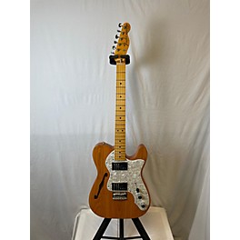 Used Fender Used Fender 1972 American Vintage Telecaster Thinline Natural Solid Body Electric Guitar