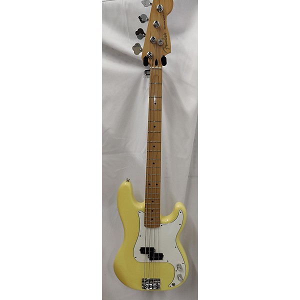 Used Fender Used Fender Player Precision Bass Yellow Electric Bass Guitar