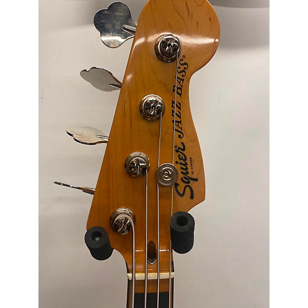 Used Squier Used Squier Classic Vibe 70s Jazz Bass Natural Electric Bass Guitar