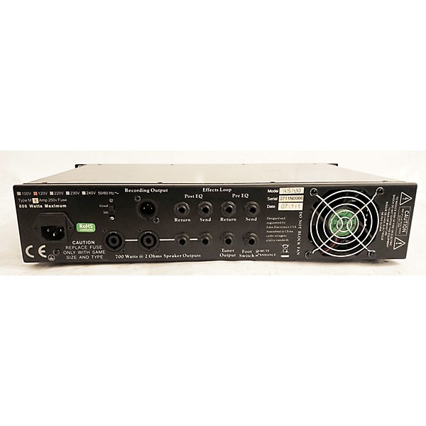 Used Nemesis RS-700 Bass Amp Head