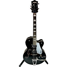 Used Gretsch Guitars Used Gretsch Guitars G5420T Electromatic Metallic Black Hollow Body Electric Guitar