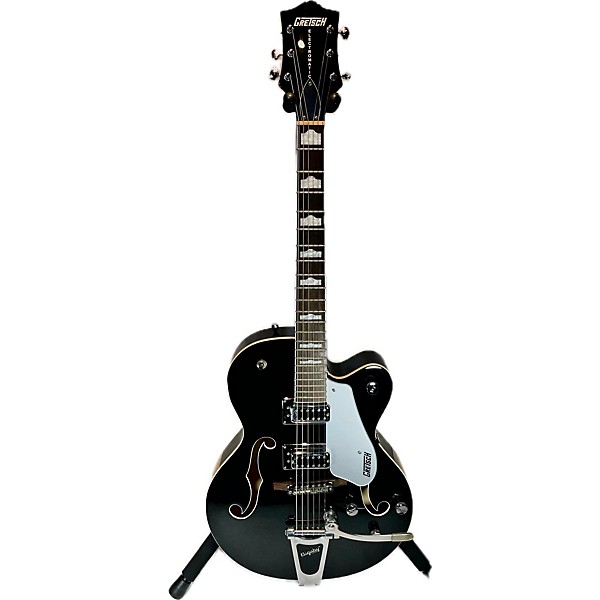 Used Gretsch Guitars Used Gretsch Guitars G5420T Electromatic Metallic Black Hollow Body Electric Guitar