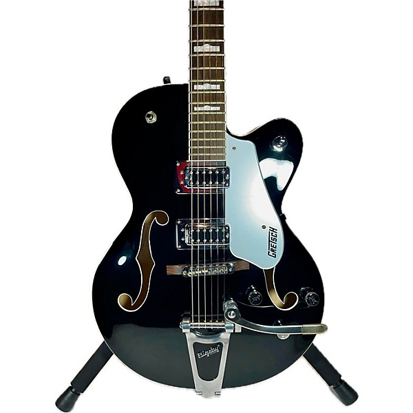 Used Gretsch Guitars Used Gretsch Guitars G5420T Electromatic Metallic Black Hollow Body Electric Guitar