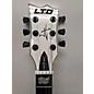 Used ESP Used ESP LTD James Hetfield Signature Iron Cross Left Handed White Solid Body Electric Guitar