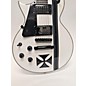 Used ESP Used ESP LTD James Hetfield Signature Iron Cross Left Handed White Solid Body Electric Guitar