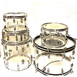 Used Ludwig Transparent Drum Kit