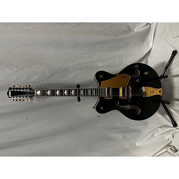 Used Gretsch Guitars Used Gretsch Guitars G5422G-12 Black Hollow Body Electric Guitar