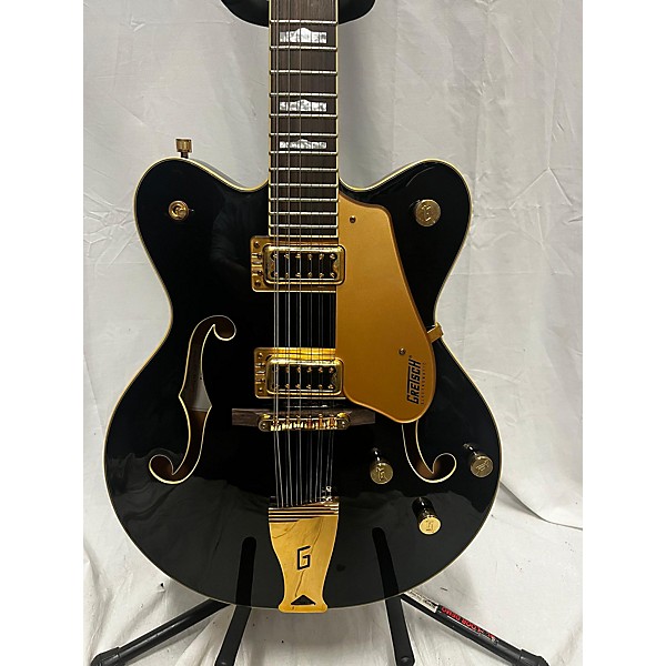 Used Gretsch Guitars Used Gretsch Guitars G5422G-12 Black Hollow Body Electric Guitar