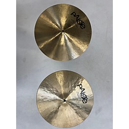 Used Paiste 14in T20 Prototype Hi Hat Pair Cymbal