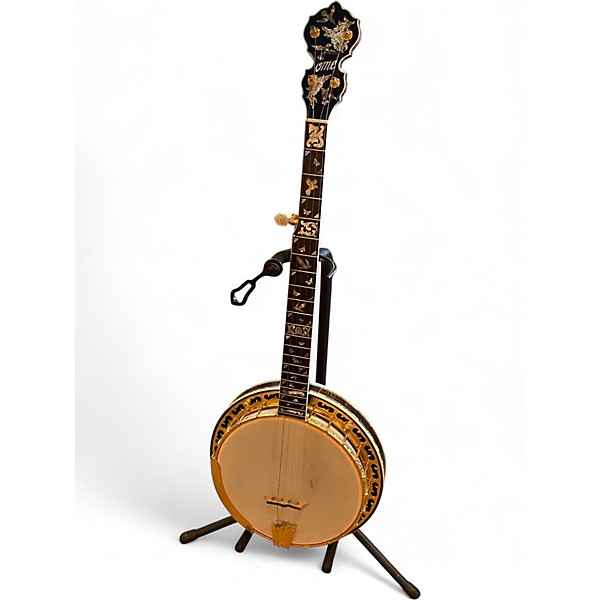 Used 2001 Ome Grand Artist Antique Natural Banjo
