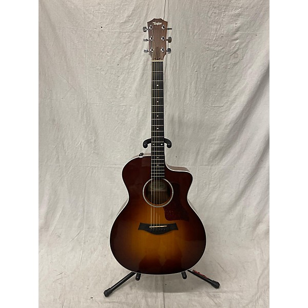 Used Taylor Used Taylor 214CE SB DLX Tobacco Sunburst Acoustic Electric Guitar