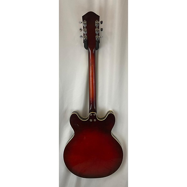 Vintage Vintage 1960s Harmony H-78 Metallic Candy Red Burst Hollow Body Electric Guitar