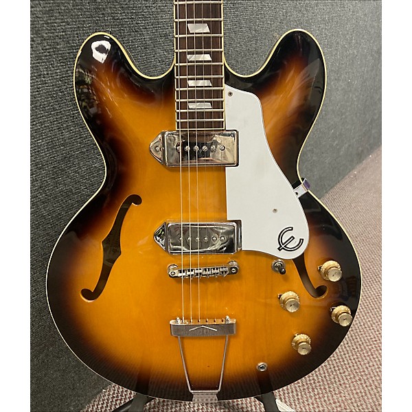 Used Used Epiphone Elitist 1965 Casino Vintage Sunburst Hollow Body Electric Guitar